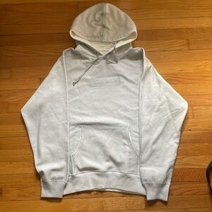Supreme x Maison Margiela Foil Men's White Hoodie